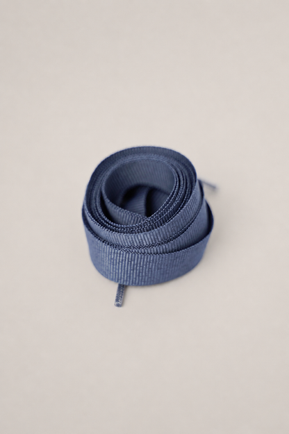 Lacet bleu-gris