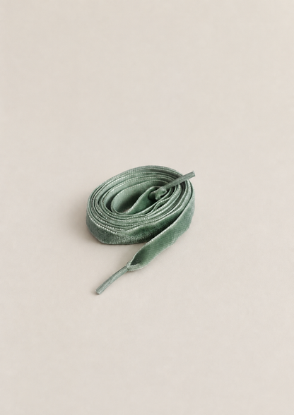 Ruban de velours vert clair