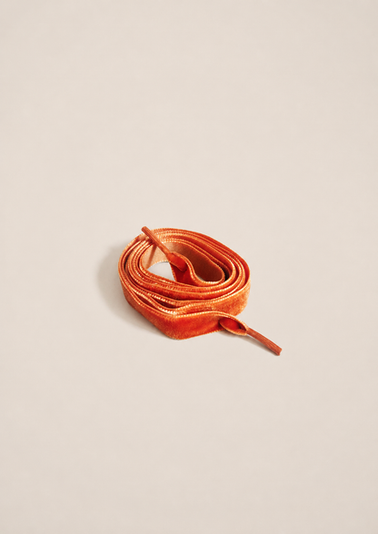 Nœud velours orange