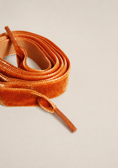 Nœud velours orange